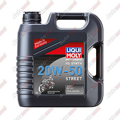 Масло моторное Liqui Moly Motorbike HD Street 20W-50 SN Plus MA2, 4л